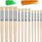 3 Sizes - Wooden Stencil Brushes Natural Stencil Bristle Dome Art Painting